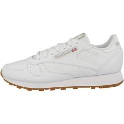 Reebok Herren Classic Leather Sneakers, FTWR White Pure Grey 3 Rubber Gum 03, 45 EU von Reebok