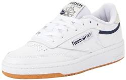 Reebok Herren Club C 85 Sneaker, FTWR Gummigummi Weiß Alabaster 06, 39 EU von Reebok