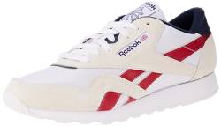 Reebok Herren Klassisches Nylon Sneaker, FTWR White Flash Red Vector Navy, 42 EU von Reebok