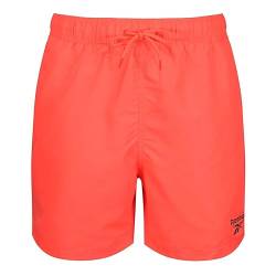 Reebok Herren Orange, Polyester, schnelltrocknend, Erwachsenen-Shorts Badehose, Verschiedene Größen von Reebok