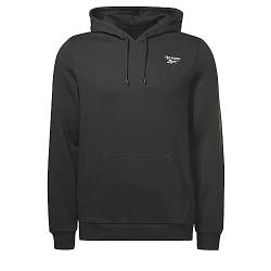 Reebok Herren Ri Left Chest Logo Hood Hoodie, Schwarz, L von Reebok