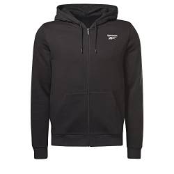 Reebok Herren Ri Links Chest Logo Full Z Jacke, Schwarz, M von Reebok