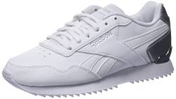 Reebok Herren Royal Glide Ripple Clip Sneaker, White/Silver Met./White, 37.5 EU von Reebok