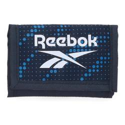 Reebok Jhon Geldbörse mit Geldbörse, blau, 13 x 8 x 2,5 cm, Polyester, von Joumma Bags, blau, Geldbörse mit Geldbörse von Reebok