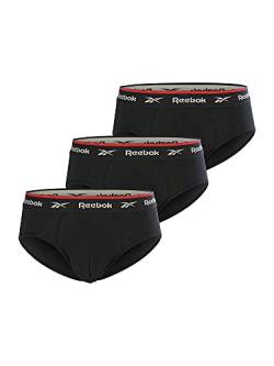 Reebok Men's Wiggins Boxer Shorts, Black, S (3er Pack) von Reebok