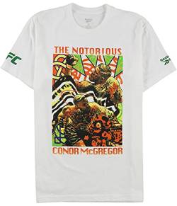 Reebok Mens Notorious Conor McGregor Graphic T-Shirt, White, Large von Reebok