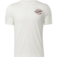 Reebok T-Shirt - BB BASKETBALL AAWH HOOP - S bis M - für Männer - Größe S - weiß von Reebok