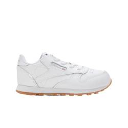 Reebok Unisex Baby CL LTHR Sneaker, FTWWHT/FTWWHT/RBKG02, 24 EU von Reebok