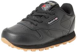 Reebok Unisex Baby Classic Leather Sneaker, Core Black/Core Black Rubber Gum-02, 23 EU von Reebok