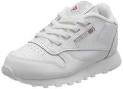 Reebok Unisex Baby Classic Leather Sneaker, Footwear White/Footwear White/Footwear White, 21.5 EU Schmal von Reebok