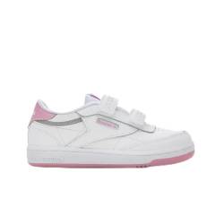 Reebok Unisex Baby Club C 2V 2.0 Sneaker, FTWWHT/JASPNK/PUGRY2, 24 EU von Reebok