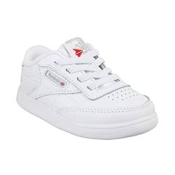 Reebok Unisex Baby Club C Sneaker, FTWR White/FTWR White/FTWR White, 21 EU von Reebok