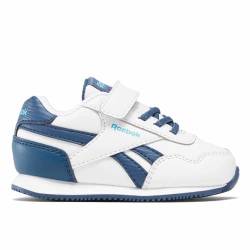 Reebok Unisex Baby ROYAL CL Jog 3.0 1V Sneaker, FTWWHT/UNIBLU/BOLCYA, 23 EU von Reebok