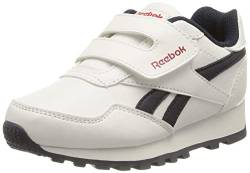 Reebok Unisex Baby ROYAL Rewind Run KC Sneaker, FTWR White/Vector Navy/Vector red, 22 EU von Reebok