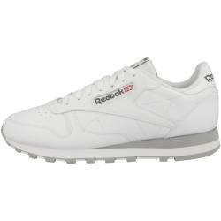 Reebok Unisex Classic Leather Sneaker, FTWWHT/PUGRY3/PURGRY, 40 EU von Reebok