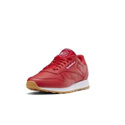 Reebok Unisex Classic Leather Sneaker, Reefresh Vector Red/White/Gum, 8 US Men von Reebok