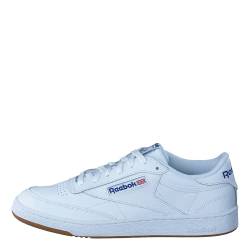 Reebok Herren Club C 85 Sneaker, Int White Royal Gum, 36.5 EU von Reebok