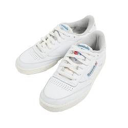 Reebok Unisex Club C 85 Vintage Sneaker, FTWR White/Chalk/Vector Blue, 36.5 EU von Reebok