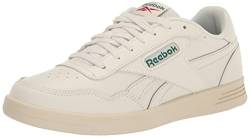 Reebok Unisex-Erwachsene Court Advance Sneaker, Kreide/Dunkelgrün/Flash Red, 42 EU von Reebok