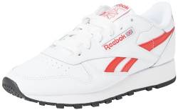 Reebok Unisex Klassisches Leder Sneaker, FTWR White Vector Red Core Black, 36.5 EU von Reebok