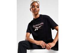 Reebok reebok classics big logo cropped t-shirt - Damen, Black von Reebok