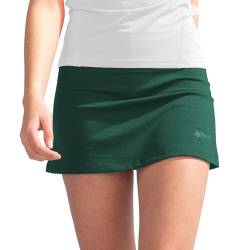 Reece Sportrock - Fundamental Skort Ladies - Sportrock für Hockey und Tennis - Rock mit Hose Drunter - mit Taschen und Atmungsaktivem Material - Outdoor Rock Damen - Grün - Größe L von Reece