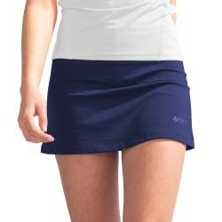 Reece Sportrock - Fundamental Skort Ladies - Sportrock für Hockey und Tennis - Rock mit Hose Drunter - mit Taschen und Atmungsaktivem Material - Outdoor Rock Damen - Marine - Größe 128 von Reece