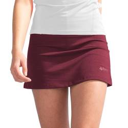 Reece Sportrock - Fundamental Skort Ladies - Sportrock für Hockey und Tennis - Rock mit Hose Drunter - mit Taschen und Atmungsaktivem Material - Outdoor Rock Damen - Rot - Größe 128 von Reece