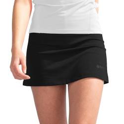 Reece Sportrock - Fundamental Skort Ladies - Sportrock für Hockey und Tennis - Rock mit Hose Drunter - mit Taschen und Atmungsaktivem Material - Outdoor Rock Damen - Schwarz - Größe 116 von Reece