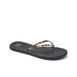 Reef Damen Bliss Nights Flipflop, Klassischer Leopard, 38.5 EU von Reef