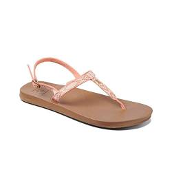 Reef Damen Cushion Bounce Slim T Flipflop, Coral Beads, 36 EU von Reef