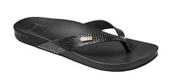 Reef Damen Cushion Court Flipflop, Black Sassy, 38.5 EU von Reef