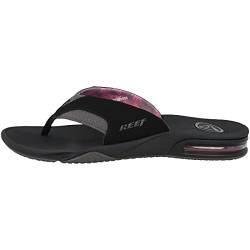 Reef Damen Fanning Flipflop, Black/Grey, 41 EU von Reef