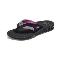 Reef Damen Fanning Flipflop, schwarz grau von Reef