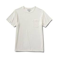 Reef Herren-T-Shirt, kurzärmelig, Smith/Marshmallow, Mittel von Reef