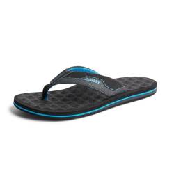 Reef Herren The Ripper Flipflop, Black/Blue, 45 EU von Reef