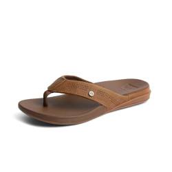 Reef Mens Cushion Bounce Lux Fashion casual Flip-Flop, Toffee, 7 UK von Reef