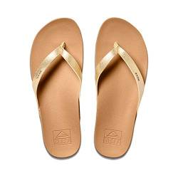 Reef Womens Cushion Bounce Court Fashion casual Flip-Flop, Tan/Champagne, 4.5 UK von Reef