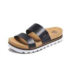 Reef Womens Cushion Bounce Vista Hi Slide Fashion casual Sandal, Black, 9 UK von Reef