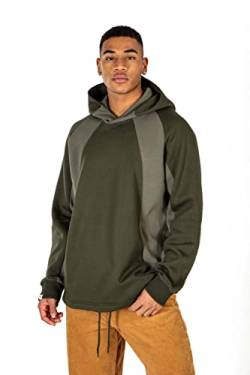 Reell Double Hoodie Forest Green/Beetle Green L von Reell