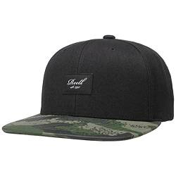 Reell Jeans Herren Snapback Caps Pitchout schwarz Verstellbar von Reell