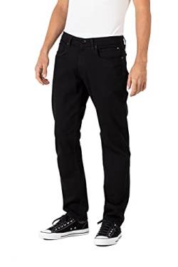 Reell Nova 2 Black 32/32 Hose für Männer, Herrenjeans, Tapered Fit von Reell