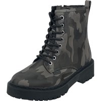 Refresh - Camouflage/Flecktarn Boot - Camo Boot - EU36 bis EU41 - für Damen - Größe EU36 - camouflage von Refresh