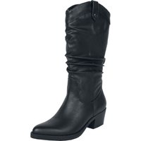 Refresh - Gothic Stiefel - EU36 bis EU40 - für Damen - Größe EU37 - schwarz von Refresh