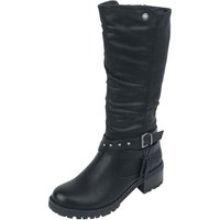 Refresh - Gothic Stiefel - Joe Boot - EU39 bis EU40 - für Damen - Größe EU40 - schwarz von Refresh