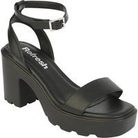 Refresh - Rockabilly High Heel - EU36 bis EU41 - für Damen - Größe EU38 - schwarz von Refresh