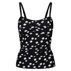 Regatta Damen Aceana Tankini Ii Einteiliger Badeanzug, Schwarz/Whplkapr, 42 von Regatta