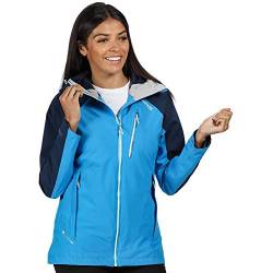 Regatta Damen Birchdale Chaquetta Isotex Con Capucha, Transpirable Y Impermeable Parka, Blau (Blue Aster/Dark Denim), 36 EU von Regatta