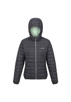 Regatta Damen Hillpack leichte Steppjacke mit Kapuze RWN239 H23 42 anthrazit von Regatta