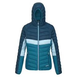 Regatta Harrock II Steppjacke/Winterjacke Damen mit Kapuze, Farbe:Türkis, Größe:38 von Regatta